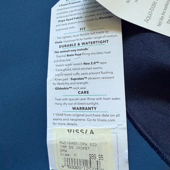 HIGH SEAS II 1MM SHORT SLEEVE WETSUIT JACKET - Picture 6 of 7